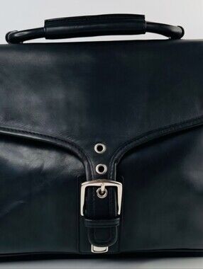 COACH LEATHER LAPTOP/MESSENGER BAG